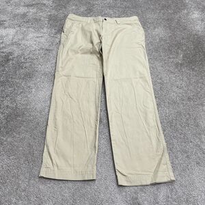 Columbia ROC Carpenter Pants Men 36x32 Beige Straight Leg Cotton Outdoor Regular